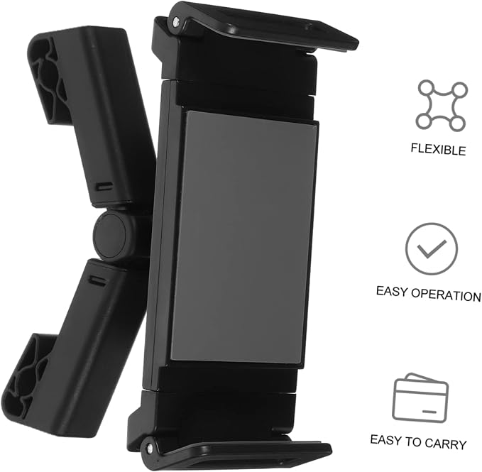 Angoily Adjustable Tablet Holder Phone Mount for Backseat Compatible with Tablets and Phones Rotation Easy Install for Travel