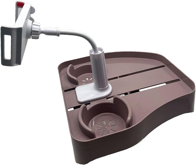 MYCENSE Hot Tub Tray Phone Stand, Waterproof Adjustable Hot Tub Accessories with Cup Holder, Serving Tray for Park, Camping Yard