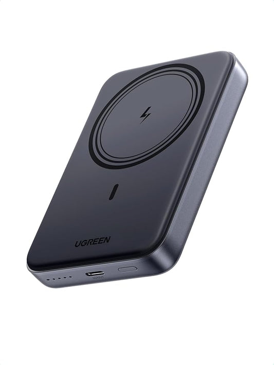 UGREEN Magnetic Power Bank,10,000mAh Wireless Portable Charger, PD 20W Fast Charging Battery Pack with USB-C for Magsafe, iPhone 17/17 Pro/17 Air/17 Pro Max/16/16 Pro/16 Pro Max, iPhone15/14/13 Series