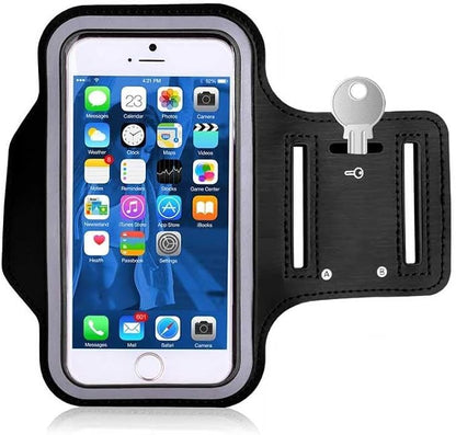Running Armband Sports Gym Workout Compatible with Samsung Galaxy A15 5G/ A14 5G/ A13 5G, Case Cover Band Neoprene Reflective
