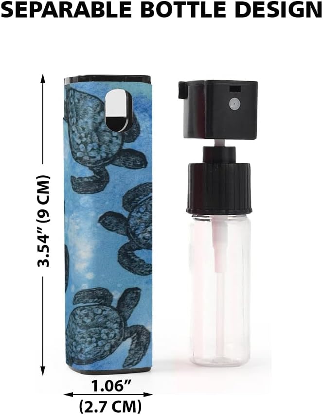 WIRESTER Screen Cleaner Spray Kit, All-in-One Spray and Wipe Cleaner, Touchscreen Mist Cleaner for Cell Phones, Tablets, iPad, Computer, Laptop, TV and Car Screens - Ocean Sea Turtles