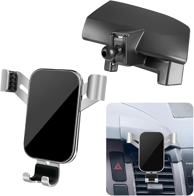 Car Phone Holder for Toyota Tundra 2007-2013 and Toyota Sequoia 2008-2017 Auto Interior Accessories Best Cell Phones Mount Cellphone Mobile Cradle Charging Navigation GPS Bracket Screen Stand