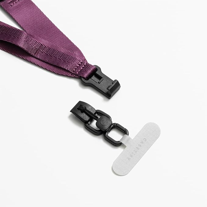 CASETiFY Fidlock Snappy Cross-body Strap - Black/Mulberry