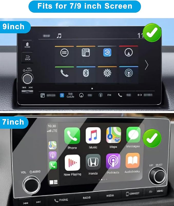 Car Phone Holder for Honda HRV 2023 2024 2025 2026 & CRV/CR-V 2023 2024 2025 2026 Accessories 7/9-inch Screen Dash Mount Cell Phone Holder for Most Smartphones Auto Interior Accessories