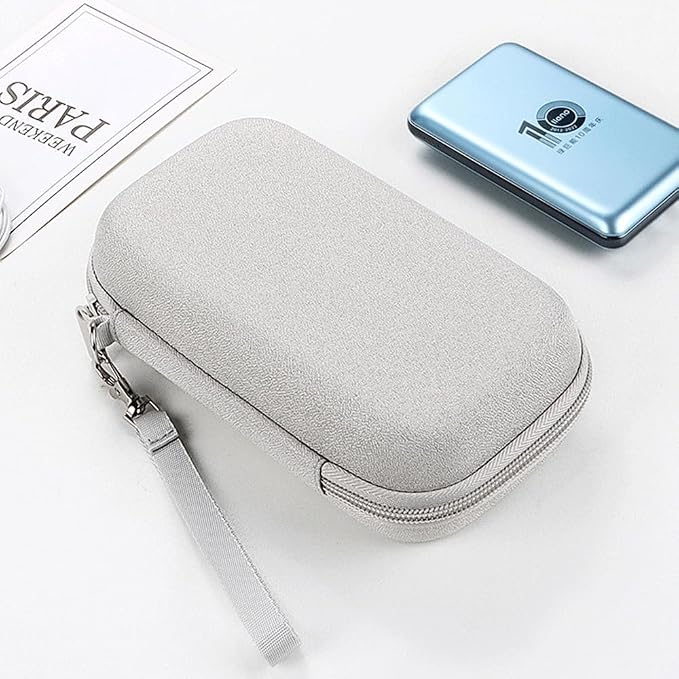 CAAORDKSO Hard Electronic Organizer Travel Case, Waterproof Shockproof Hard EVA Carrying Case for Power Bank,Chargers,Cable, Cord, Mouse, External Hard Drive Case Electronics Accessories Organizer Bag