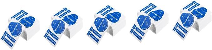Mikikit 1000Pcs LCD Screen Sticker: Dust Removal Stickers Screen Cleaning Sticker LCD Cleaning Decals for Cell Phone Tablet Monitors
