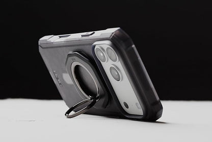 URBAN ARMOR GEAR UAG Mag Ring Stand LT - Ultra Strong Magnet MagSafe Compatible Metal Phone Ring Grip 360 Rotation Multi-Viewing Kickstand, Black