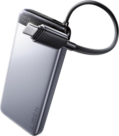 LISEN CCC Certified [Metal Alloy] 20000mAh Power Bank for 40+ Hours of Extra Power, TSA Approved Airplane Travel Essentials, 35W Fast Charging for iPhone 17 16 15 Pro Max Samsung Galaxy S26 Ultra iPad