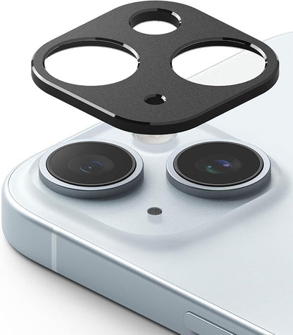 Ringke Camera Styling [Make the Phone Look Better] Compatible with iPhone 15 Camera Lens Protector and iPhone 15 Plus Camera Lens Protector, Protective Stylish Aluminum Frame - Black