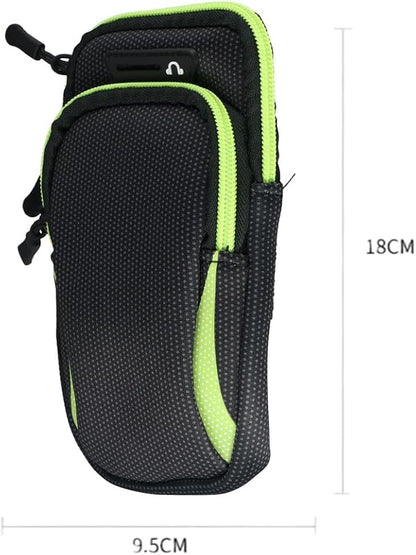 Leadigol Phone Arm Bands for Running, Women Men Armband Cell Phone Holder,Arm Bands on Exercise Workout Gym,Adjustable Strap Pouch, Running Armband Cell Phone Holder,Key Pouch Bag