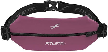 Fitletic Active Lifestyle Fanny Pack & Mini Sports Running Belt For Men & Women – Lightweight, Low Profile- Ultra-Soft Expandable Lycra Pouch - Fits All Phones – Inner Pocket