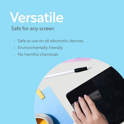Paperlike® All-in-One Cleaning Kit - Refillable Microfiber Spray Bottle & Cleaning Solution + 5 Refill Tablets - Safe for iPad & Electronic Displays