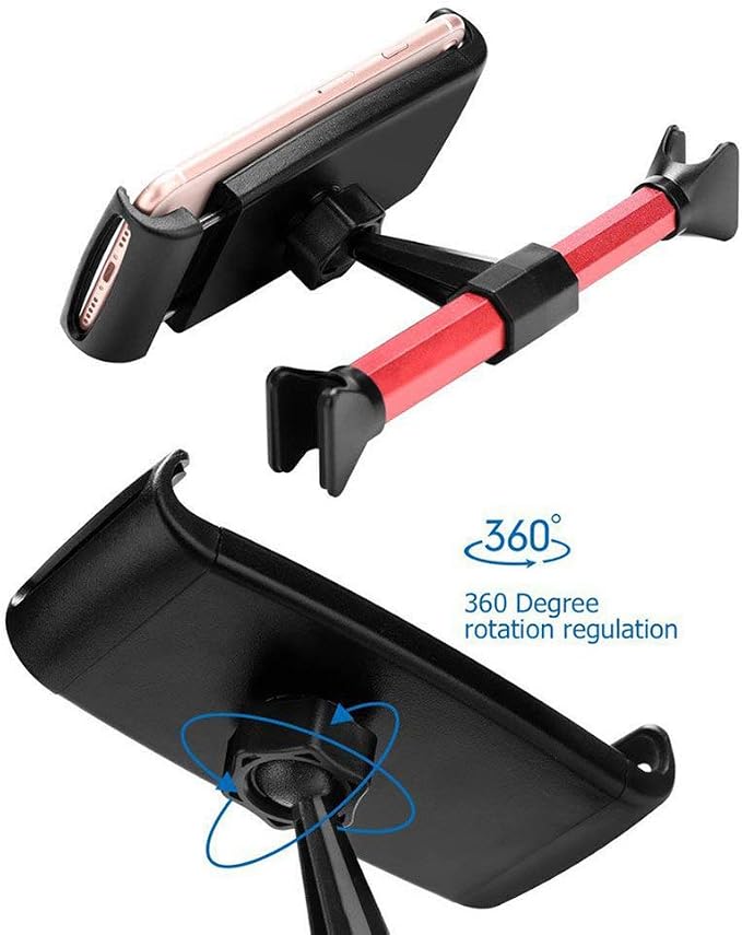 Back Tablet Holder Bracket for Tablets and Phones Headrest Mount Easy to Install Random