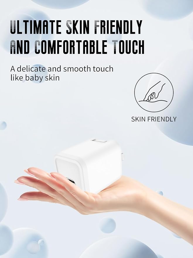 Case for Mophie 45W 1-Port USB-C Charger, Kids-Friendly Soft Silicone Protective Cover, Shockproof, Waterproof (White)