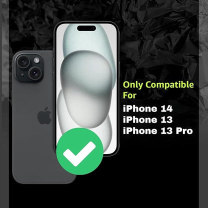 2 Pack for iPhone 14/13/13 Pro Privacy Screen Protector, Anti Spy 9H Hardness Privacy Tempered Glass with Easy Installation Tool, Anti Scratch, Auto Dust Removal, Drop Resistance