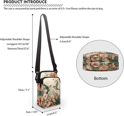 DISNIMO Small Crossbody Bags for Women Trendy Cross Body Cell Phone Shoulder Bags Purses with Adjustable Strap