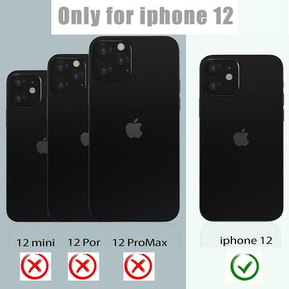 Diverbox for iPhone 12 Waterproof Case,Waterproof Shockproof Dustproof IP68 Full-Body Hard Case Built-in Screen Protector Underwater Outdoor Waterproof Cover for iPhone 12,6.1 in (Red)