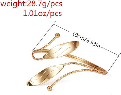 Suoirblss Metal Egyptian Arm Bracelet Upper Arm Cuff Jewelry Arm Bangles Armband for Women Wedding Gypsy Boho Armband
