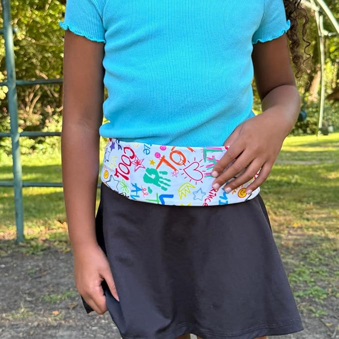 BANDI KIDS Pocket belt for Medical, Sports, Play Comfortable fit Adjustable waist pack, Made In USA