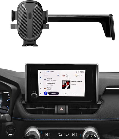 Car Phone Holder for Toyota RAV4 Accessories 2019 2020 2021 2022 2023 2024 2025 Cell Phone Mount for RAV4 LE/SE/XLE/XLE Premium/Adventure(with 7/8-inch Screen only)