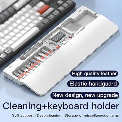 Keyboard Cleaner - Upgraded Keyboard Wrist Rest | Phone Cleaning Kit(White)