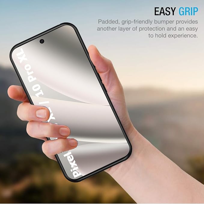 Battery Case for Pixel 9 Pro XL/10 Pro XL,10000mAh Portable Protective Wireless Case Support Carplay Compatible with Pixel 9/10Pro XL(6.8 inches) Rechargeable Extended Battery Charger Cover (Black)