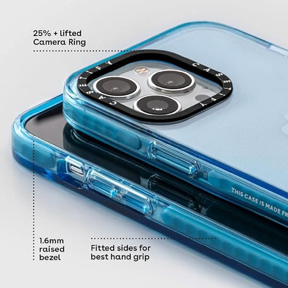 CASETiFY Impact Case for iPhone 13 Pro Max Compatible with Magsafe - Clouds - Clear Black