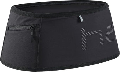 Haimont Running Belt Waist Pack, Ultra Comfortable Fanny Pack, Adjustable Moisture Wicking Waist Storage Belt Bag for Trail Run, Men and Women, Black, M