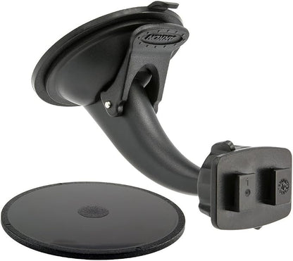 ARKON Mounts Windshield Dashboard Sticky Suction Mount for Cars and Trucks | Designed for Phone and Tablet Holders | Dual-T Holder Compatible | Strong Windshield Suction Mount | GN068WD-SBH