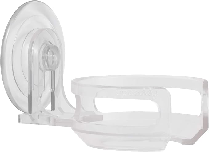 The Original SipCaddy Shower Beer & Bath Wine Holder | Portable Drink Cupholder | Shower Caddy | Beer, Wine, Shampoo Holder | American-Made Suction Cup | Clear