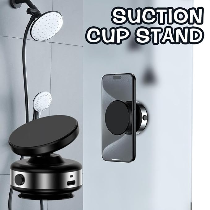 2024 New Electric Vacuum Magnetic Suction Car Phone Mount 360 Degree Rotating Rotatable Car Phone Holder,Compatible with 4.7-inch Above Smartphones