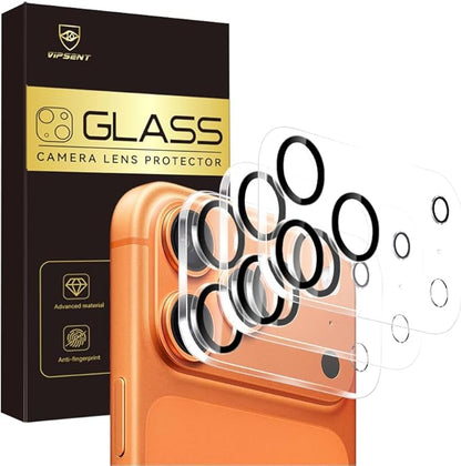Camera Lens Protector for iPhone 17 Pro 6.3",9H Tempered Glass，Ultra HD, Scratch Resistance Easy to Install，Case Friendly， 3-Pack (iPhone17 pro)