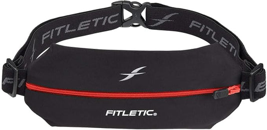 Fitletic Active Lifestyle Fanny Pack & Mini Sports Running Belt For Men & Women – Lightweight, Low Profile- Ultra-Soft Expandable Lycra Pouch - Fits All Phones – Inner Pocket
