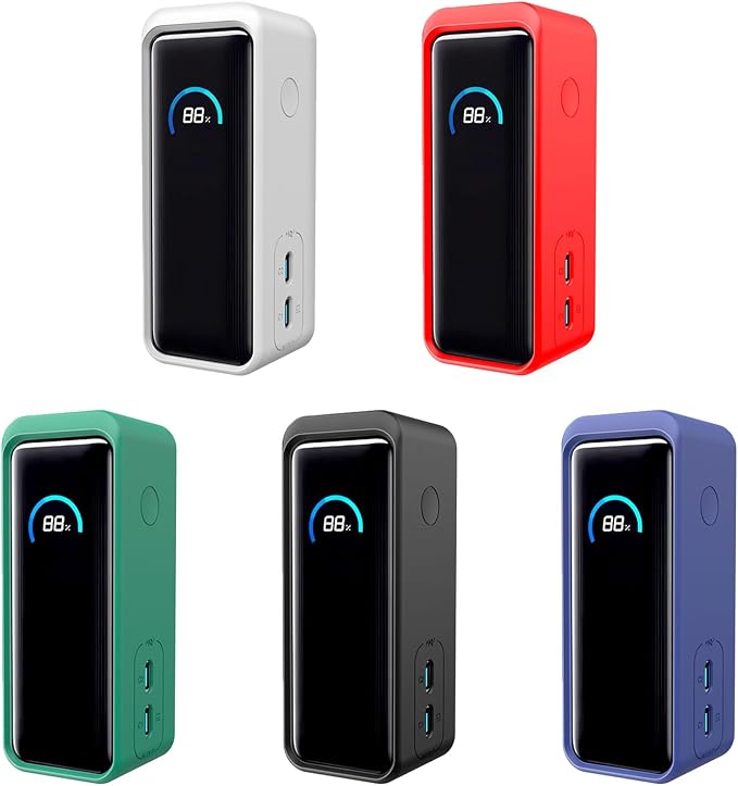 Power Banks Protector Case Sleeve for 65W 9600mAH Shockproof Covers Housing Silicone Shell Scratchproof Covers
