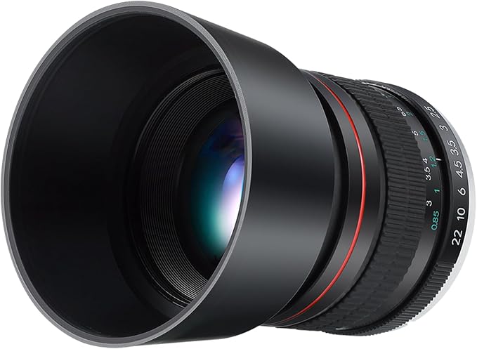 85mm f1.8 Portrait Lens EF/EF-S Mount Camera Lenses for Canon EOS Rebel T8i/T7i/T7/T6i/T5/T3i/T3/T2i/XSi/XS/SL3/SL2/T100/5D Mark IV/6D II/7D 90D 80D 70D 60D 50D 650D 600D 750D 700D 550D 7D II