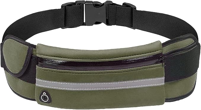 Slim Running Belts for Women, Waterproof Fanny Pack for Men,Phone Holder for Running,Reflective Waist Bag for Women,Runners Belt Pouch,Money Belt,Waist Pack for Running Travel Camping Workout