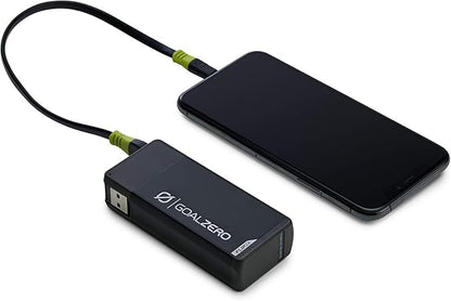 Goal Zero Flip 24 Portable Phone Charger, USB Battery Bank for Travel and Emergency Use - Black