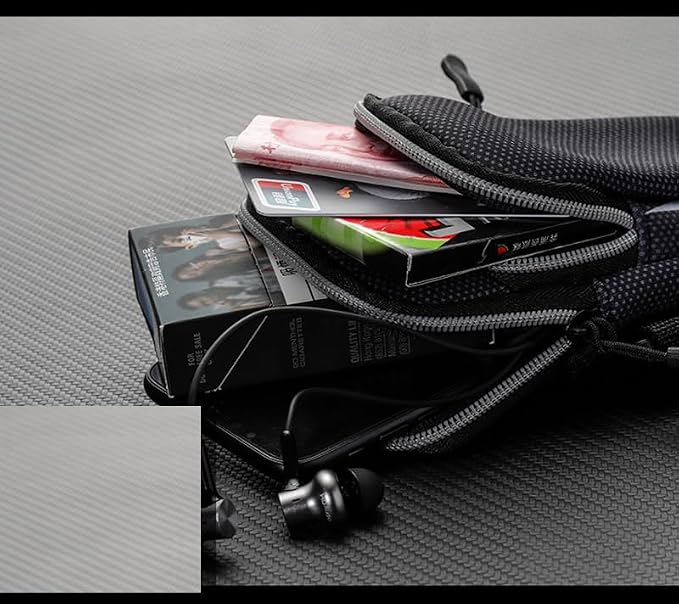 Sport Running Armband Cell Phone Holder Case Exercise Arm Band Bag Pouch for Samsung Galaxy S24 Ultra S23 S22 S21 S20 Plus A14 iPhone 12 13 14 15 Pro Max Moto G Stylus G Power G Play TCL 40 XL (Black)