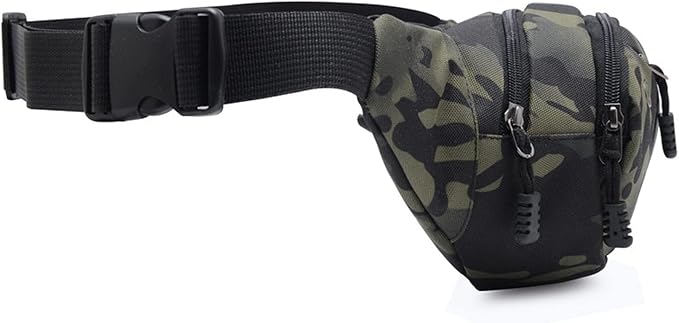 DAITET Crossbody Fanny Pack for Men&Women,Large Waist Bag & Hip Bum Bag with Adjustable Strap for Outdoors Workout Traveling Casual Running Hiking Cycling