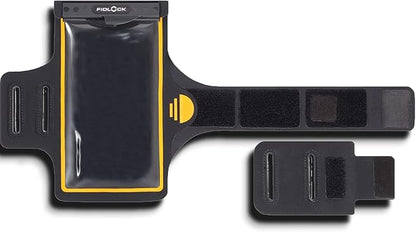 FIDLOCK Hermetic Armband Phone Dry Bag - Waterproof Pouch for Cellphone with Magnetic Self-Sealing Fidlock Closure, Full Touch Functionality through the Case with Optional Arm Width Extension Included