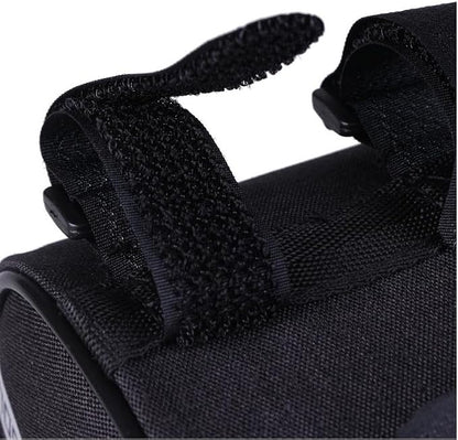 O'rengela Bike Phone Holder Bag Waterproof Bike Phone Mount Bag Bike Accessories EVA Hard Shell Bike Phone Pouch with Rain Cover Compatible with iPhone,Phones Below 6.5" (Black)