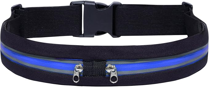 Running Belt Fanny Packs for women and men,Belt Bag for Hiking Cycling Workout,Reflective Fanny Packs for Men Runners Belt Compatible with iPhone13,12 pro,Travelling Money Phone Holder for Running