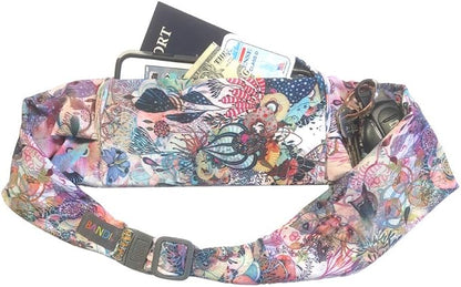 BANDI Running Belt for Women & Men – USA Made No-Bounce Adjustable Waist Pack & Secure Fanny Pack – Fits All Phones, Gels & Essentials – Zipper-Free, Medical Device Friendly