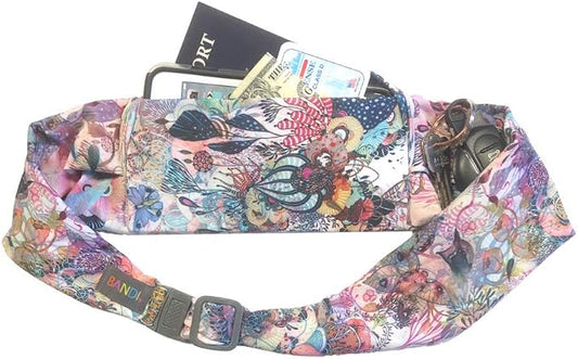 BANDI Running Belt for Women & Men – USA Made No-Bounce Adjustable Waist Pack & Secure Fanny Pack – Fits All Phones, Gels & Essentials – Zipper-Free, Medical Device Friendly