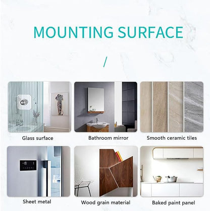2PCS Adhesive Stickers,Used for Shower Phone Holder,Wall Hanging Items, etc (2PCS Adhesive Stickers)