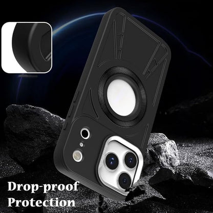 Slim Case for iPhone 17 Pro Max/17 Pro/Air/17, Logo View Military Cool Matte PC Shock Protection Anti-Scratch Cover (Brown,iPhone 17 Air)