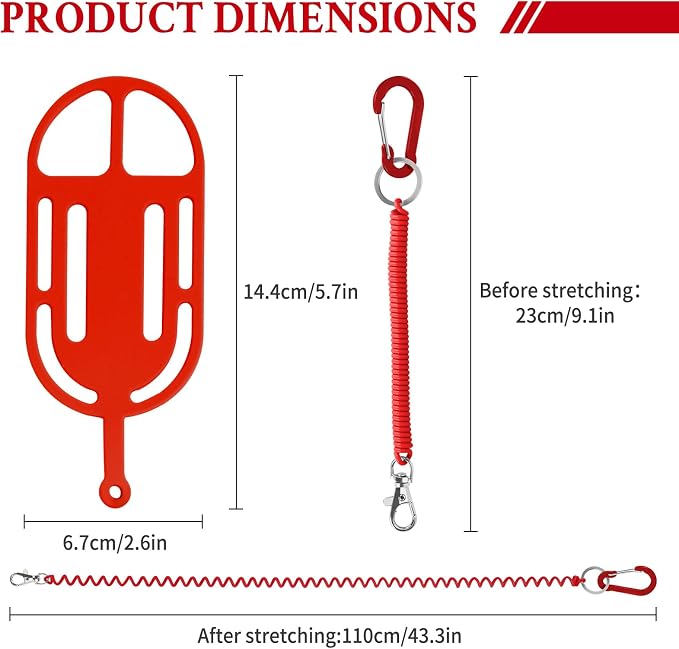 HOTEMIA Silicone Phone Lanyard Holder with Carabiner, Universal Phone Strap,Anti-Theft Phone Case with retractable tether