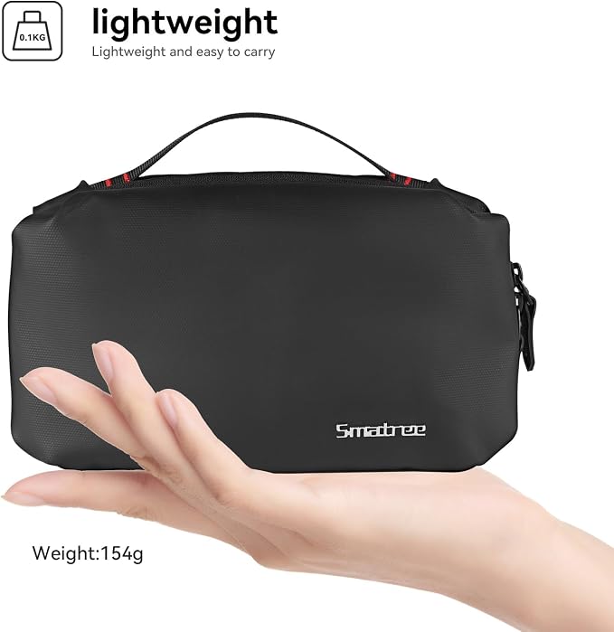 Smatree Electronic Organizer Tech Pouch for MAC Mini/Magic Trackpad | For AirPods Pro 3/MagSafe Charge,MacBook Charger,USB Cables,Power Bank,Hard Drive,Travel Cords,For Adapter/Earphone and More