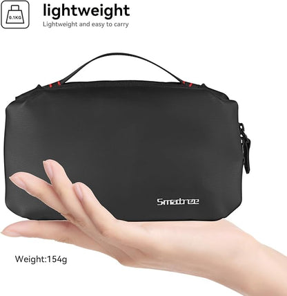 Smatree Electronic Organizer Tech Pouch for MAC Mini/Magic Trackpad | For AirPods Pro 3/MagSafe Charge,MacBook Charger,USB Cables,Power Bank,Hard Drive,Travel Cords,For Adapter/Earphone and More