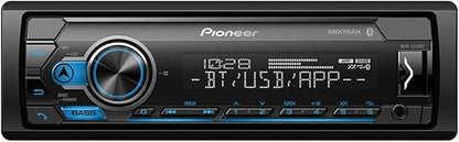 Pioneer MVH-S310BT Single Din Built-In Bluetooth, MIXTRAX, USB, Auxiliary, Pandora, Spotify, iPhone, Android and Smart Sync App Compatibility Car Digital Media Receiver